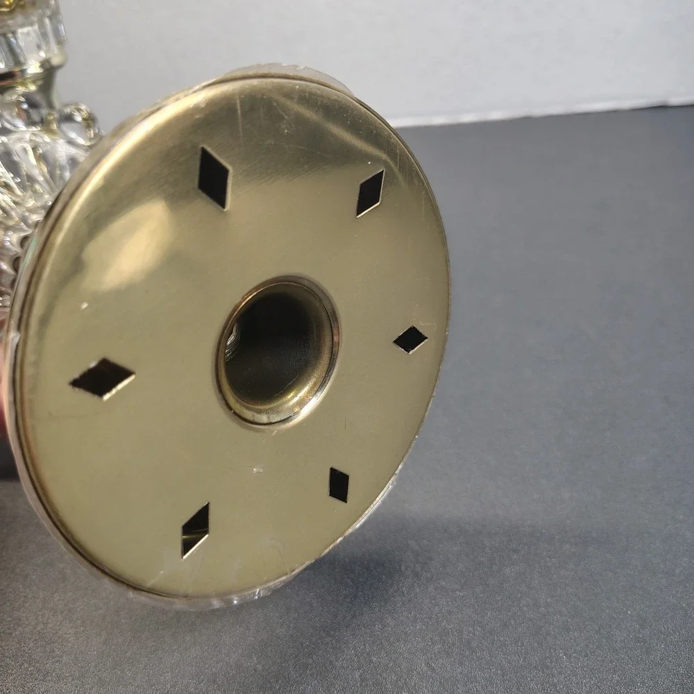 Home Interiors Gold Tone Candle Stick/ Holder/Wall Sconce Adjustable